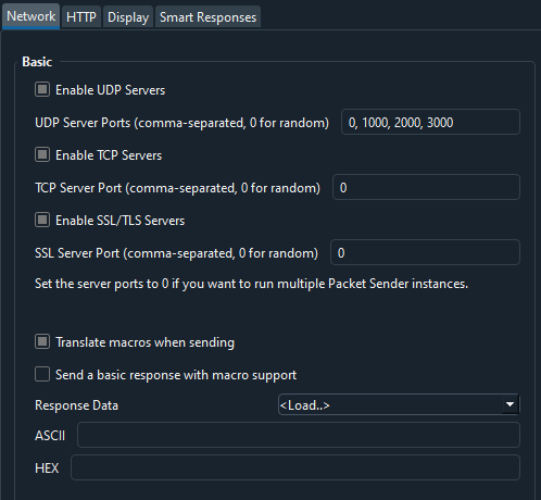 Basic Network Settings