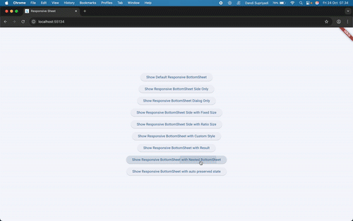 Responsive Sheet Example