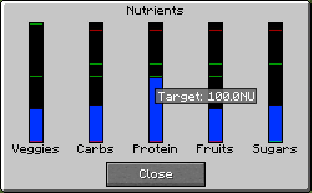 Nutrition GUI