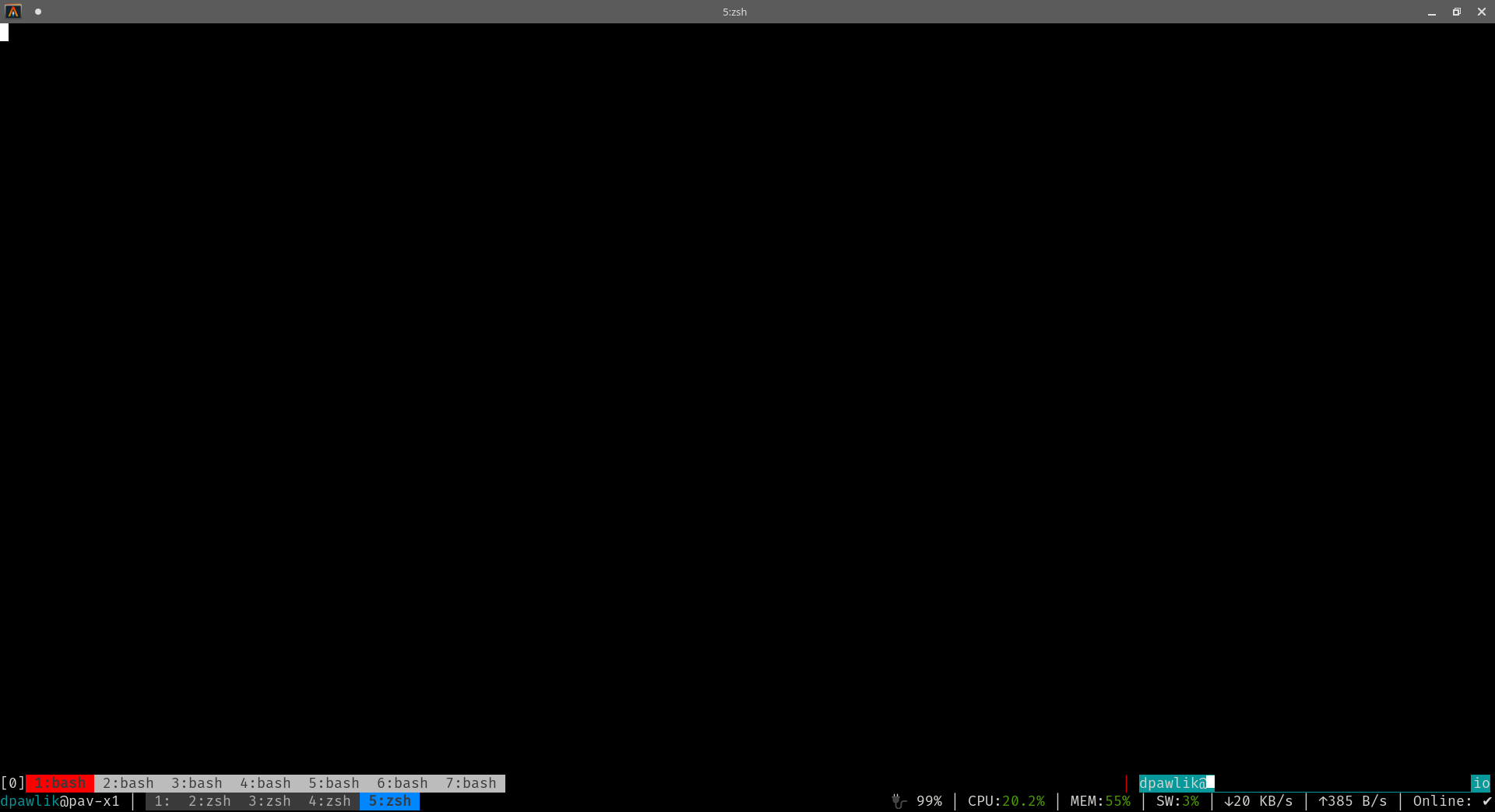 Tmux screenshot production