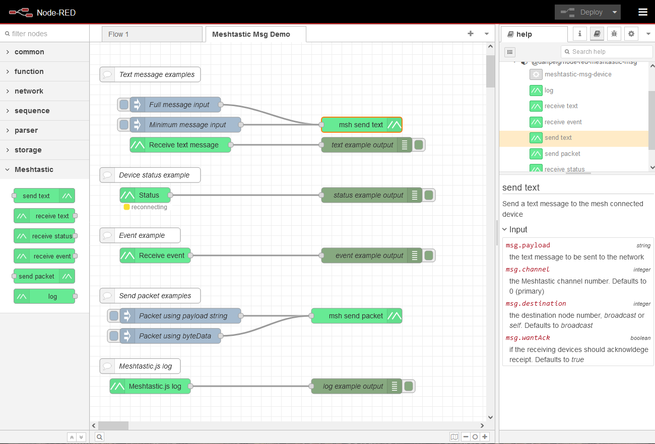 Example flow