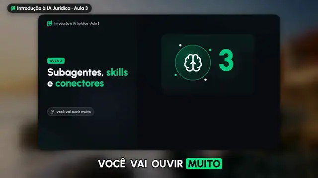 Aula animada: Introdução à IA Jurídica, aula 3