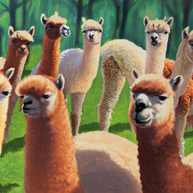 many_alpacas_chatting