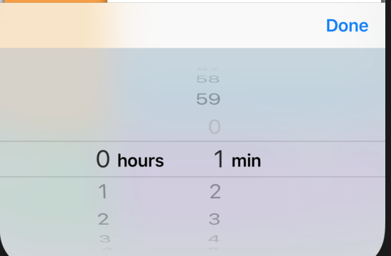 Image of Duration Picker