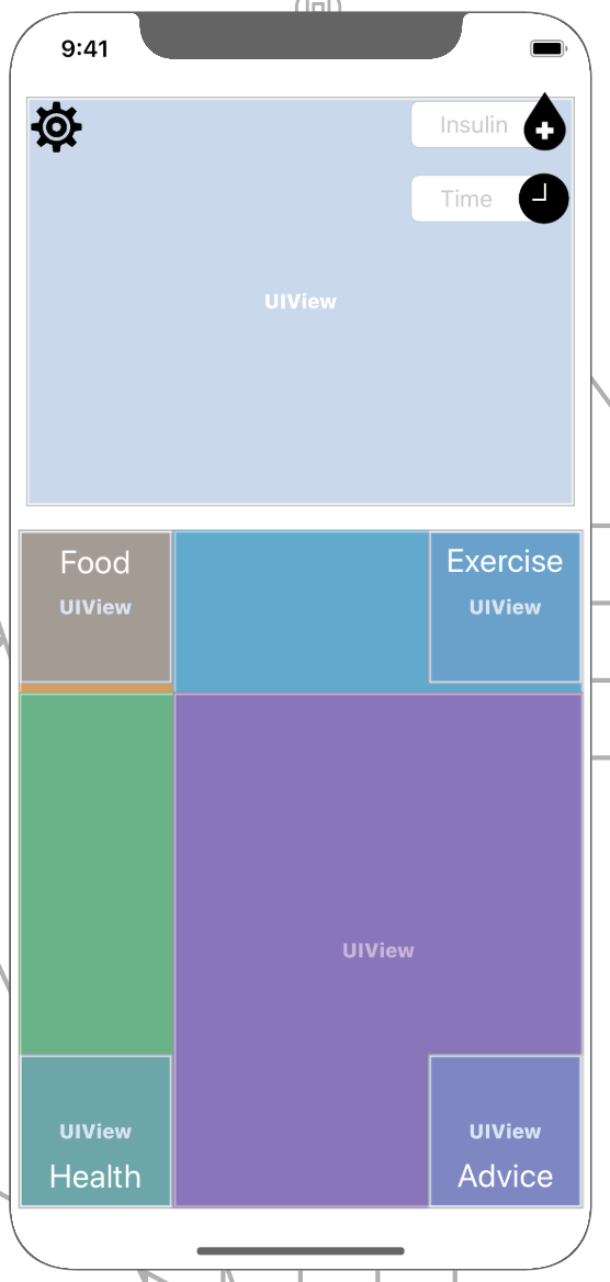 Image of main view storyboard
