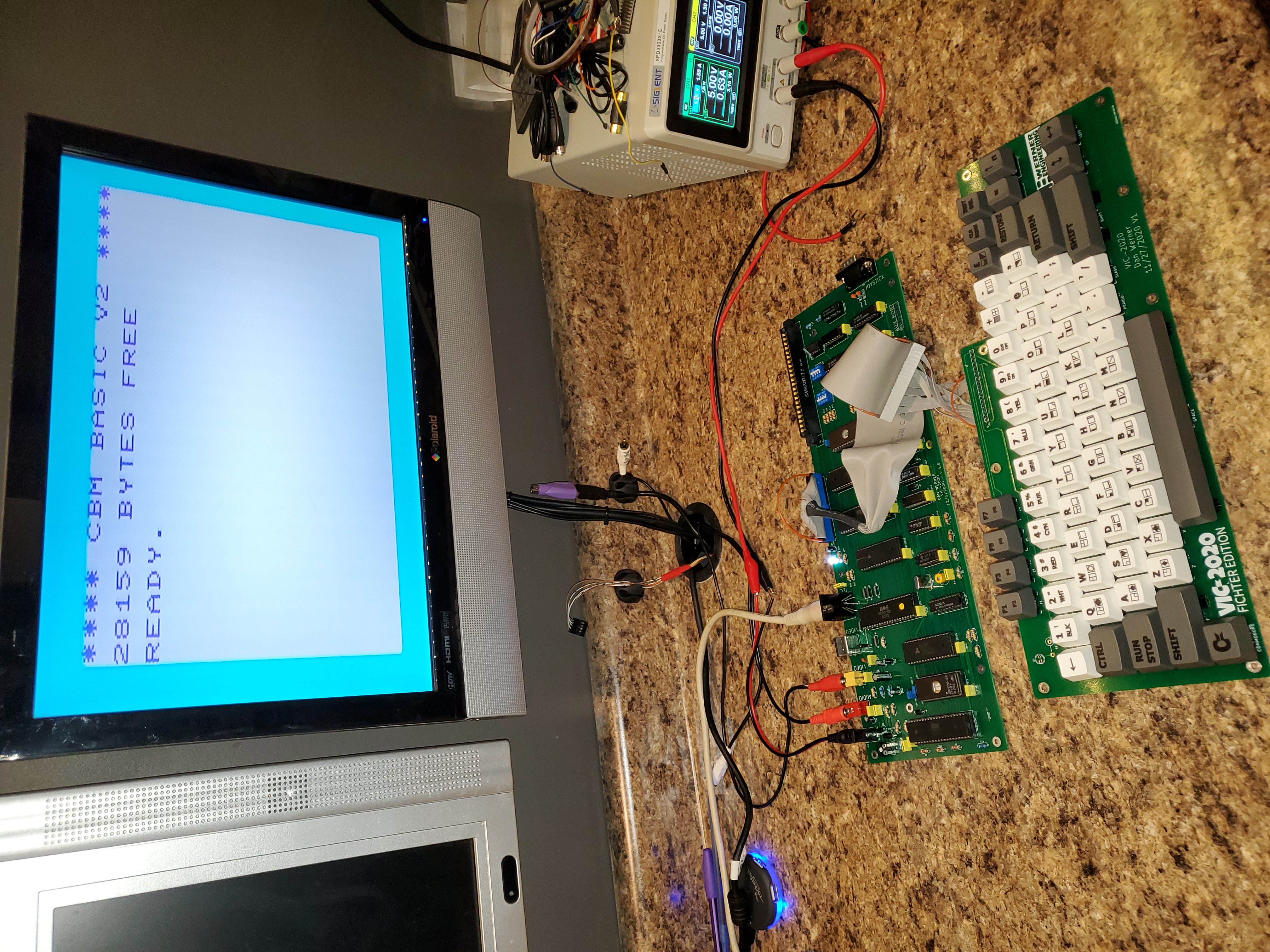 Vic2020keyboard, from the project README