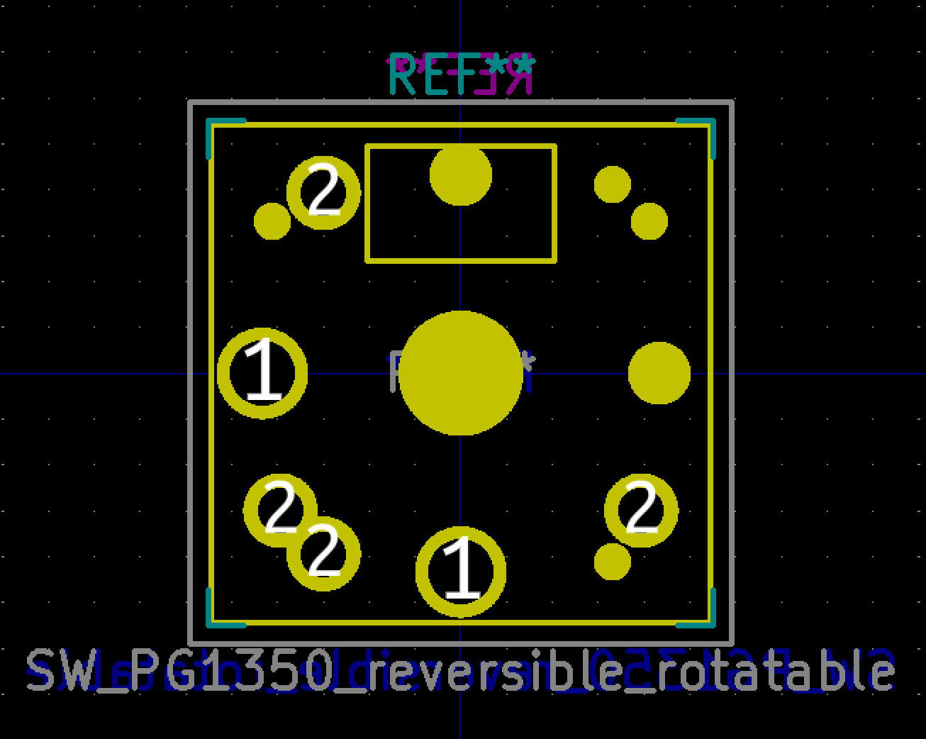 PG1350, reversible & rotatable