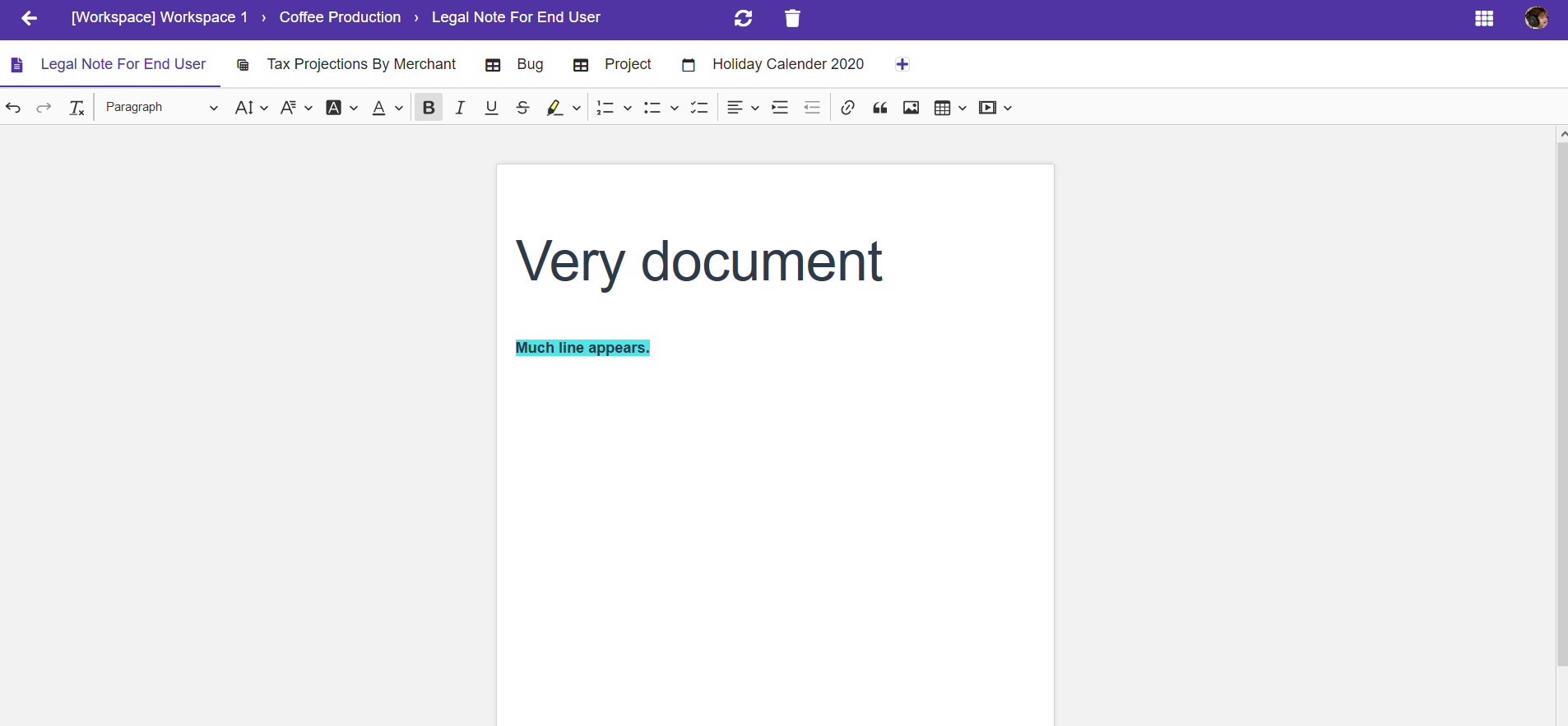  document editor