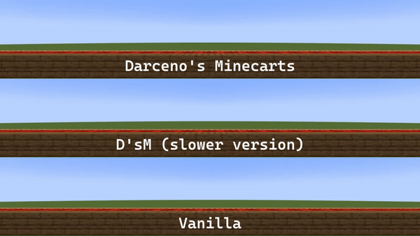 Speed difference between the two versions of the datapack/mod and vanilla