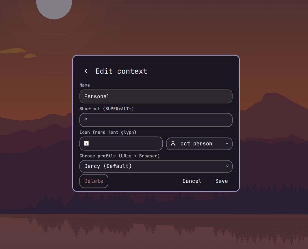 Edit Context