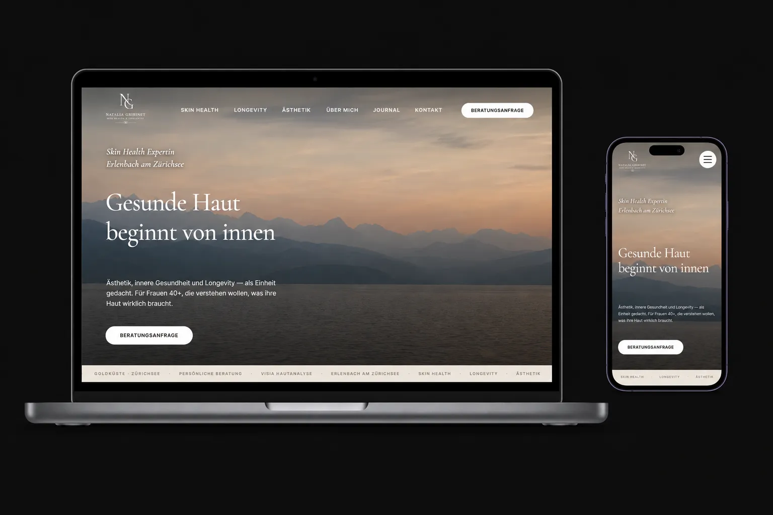Esthetic Cosmetic Medical Center AG Website