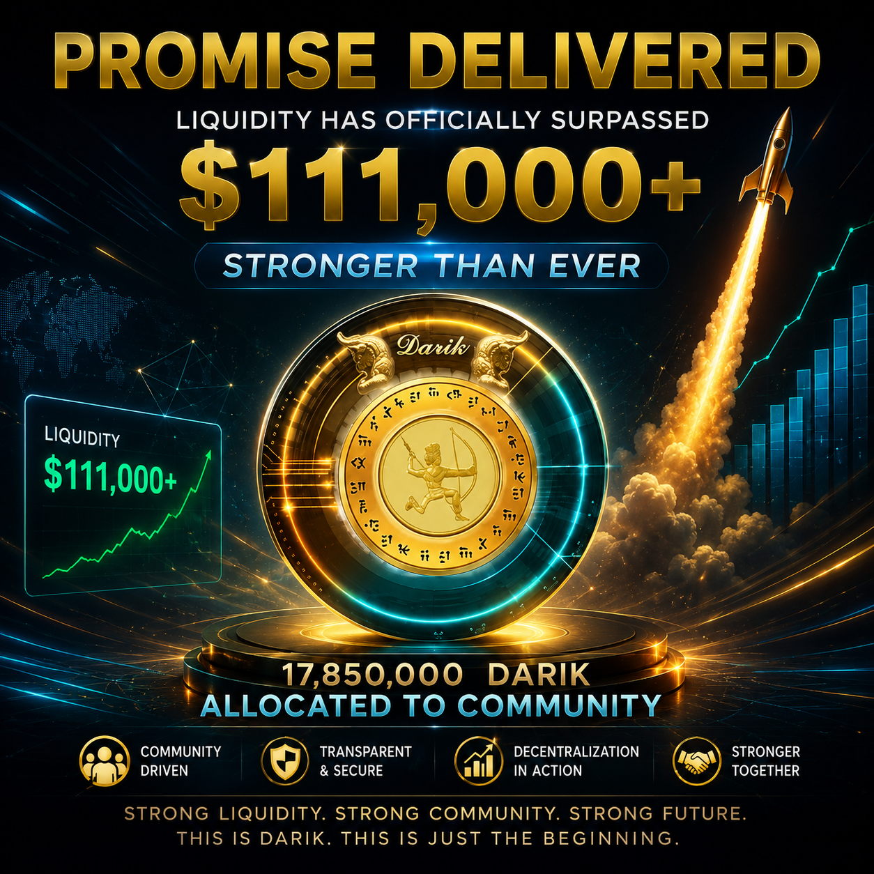 DARIK Announces Major Decentralization