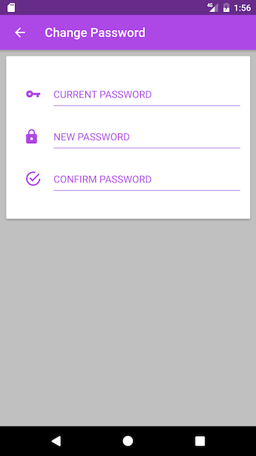 change password page