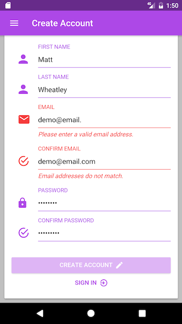 email validation