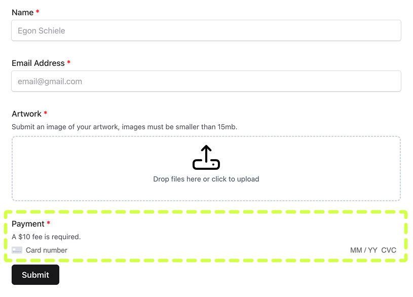 Stripe Form Field - a Statamic Addon