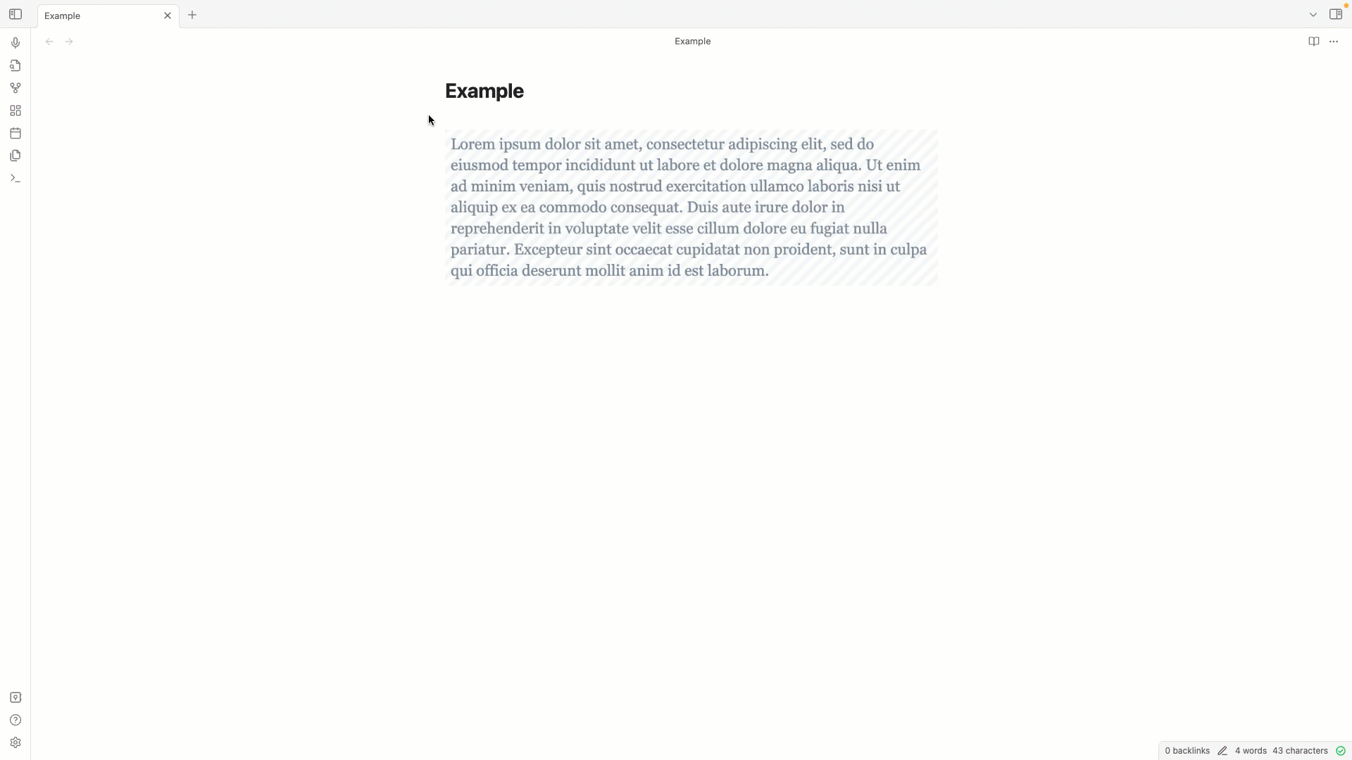 Lorem ipsum Animated