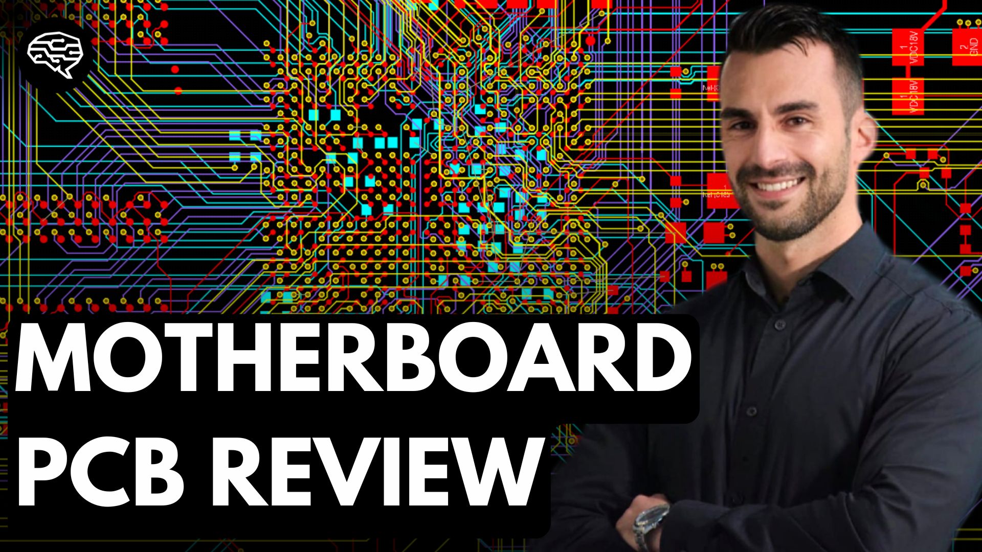 Motherboard PCB layout under EMI design review