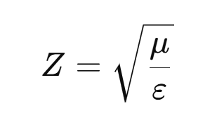 The wave impedance
