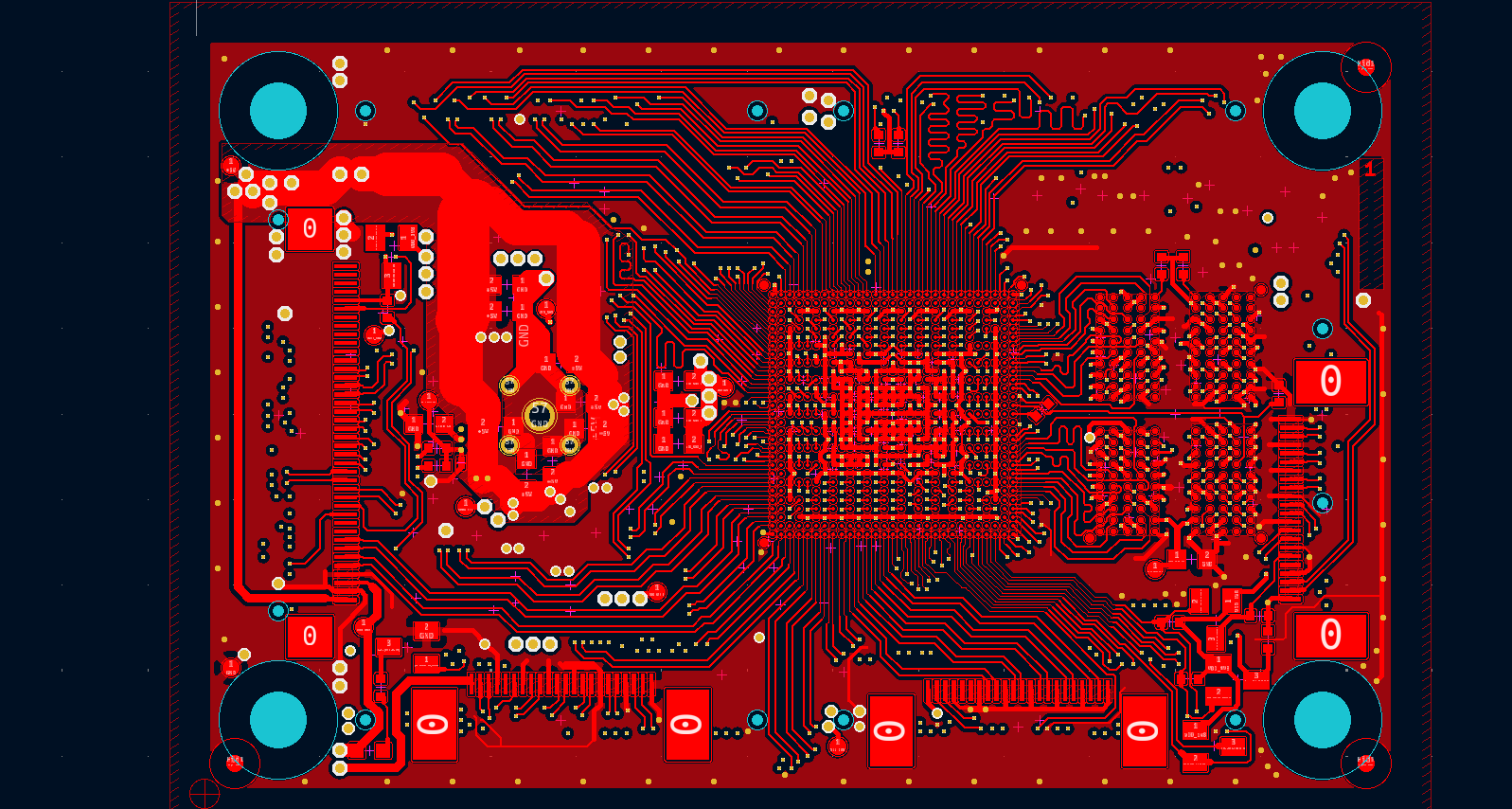 Figure 8 - Layer 1 of the PCB