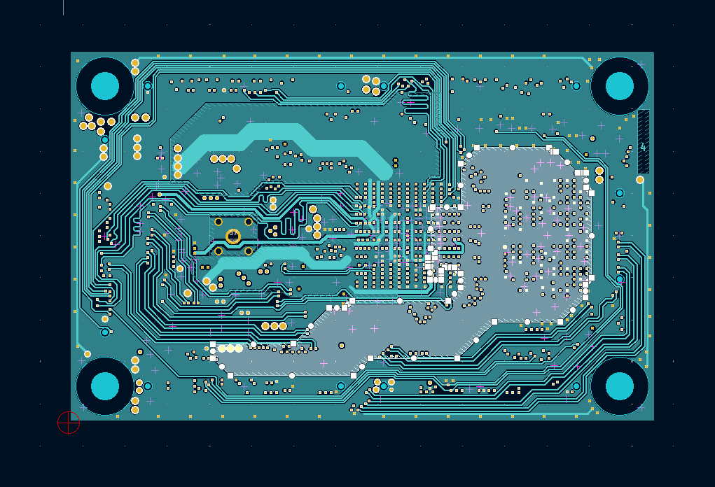 Figure 19 - Layer 4 of the PCB