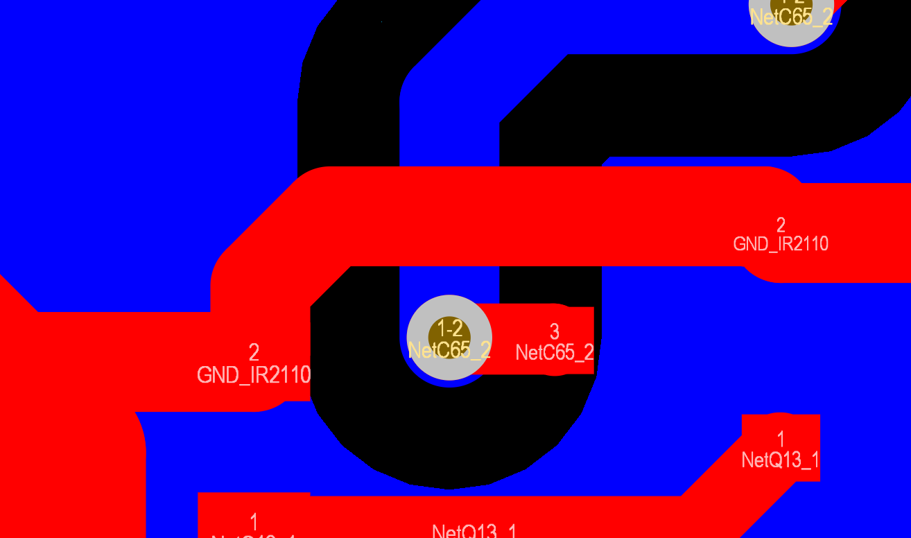 Figure 8 - Example of signal via.