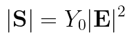 Poynting vector formula
