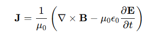 Ampere-Maxwell's law rearranged