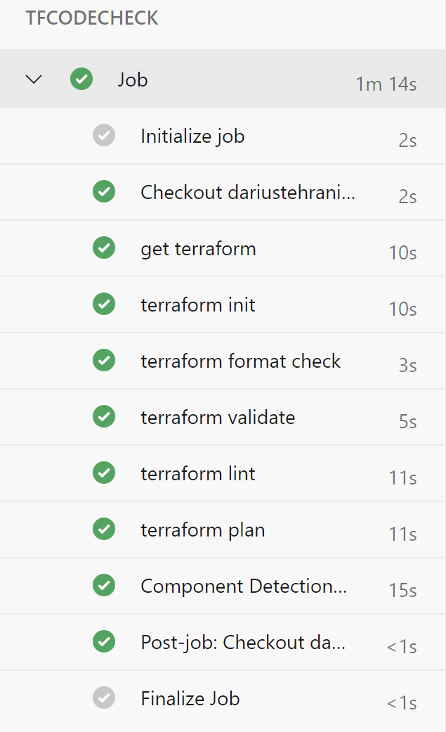 terraform code check