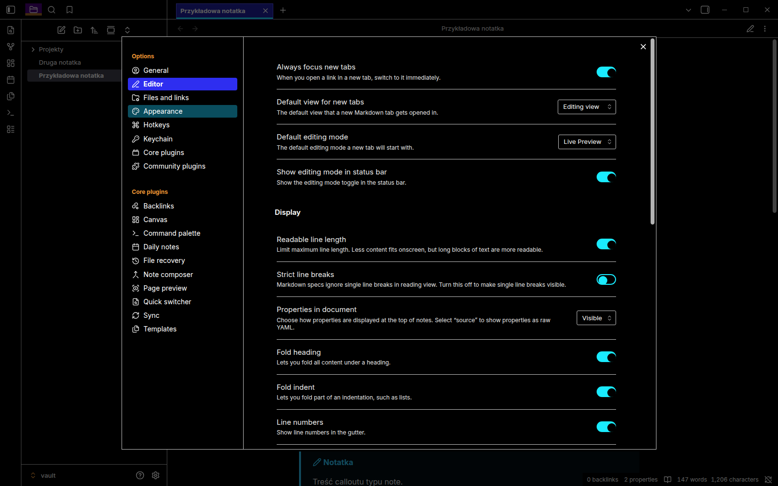 Settings, Islands variant