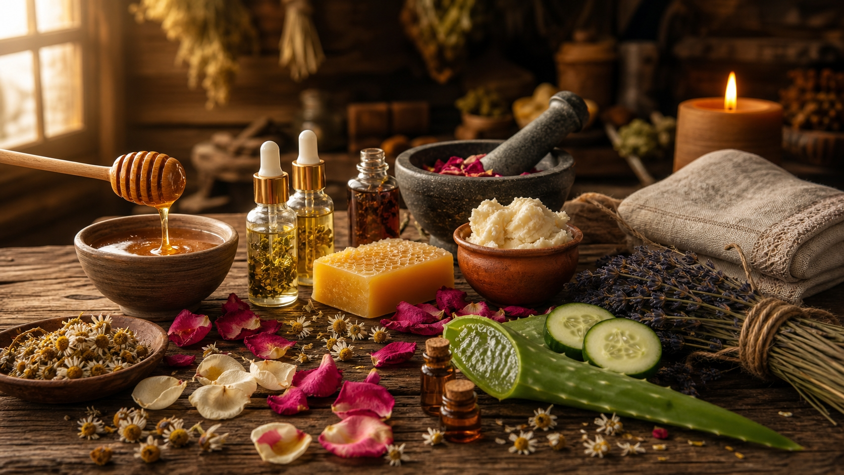 Handmade salves, balms, and natural skincare goods