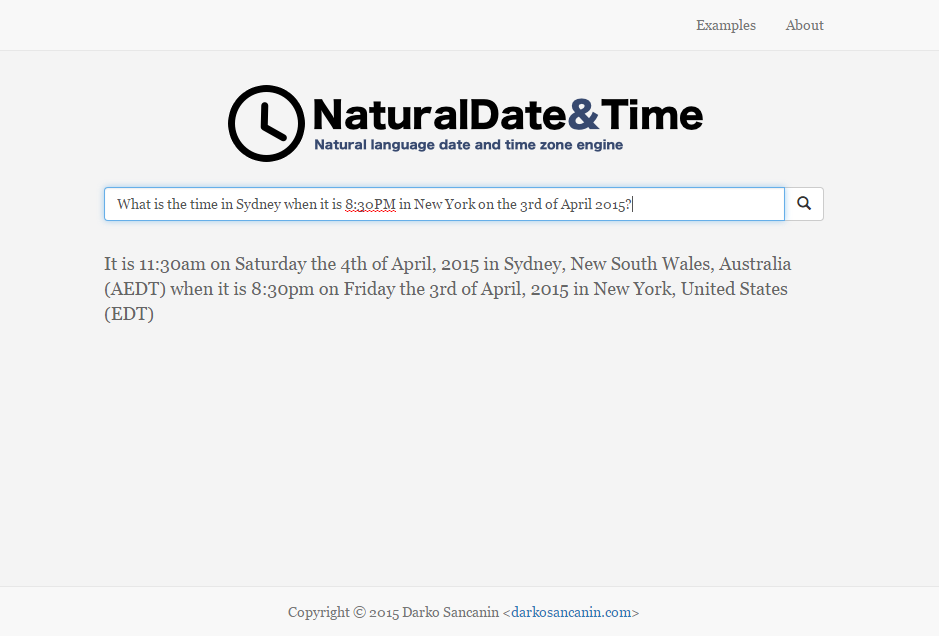 Natural Date and Time