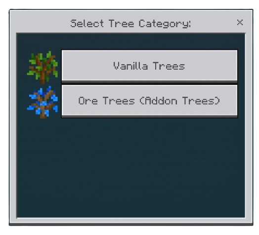 Tree Selection UI