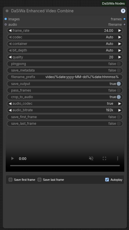 DaSiWa Enhanced Video Combine