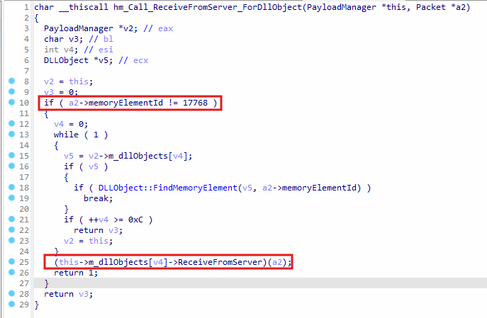 Send command to DLL