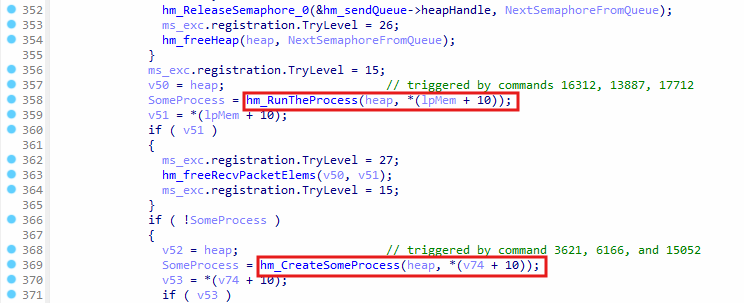 Execute downloaded payloads