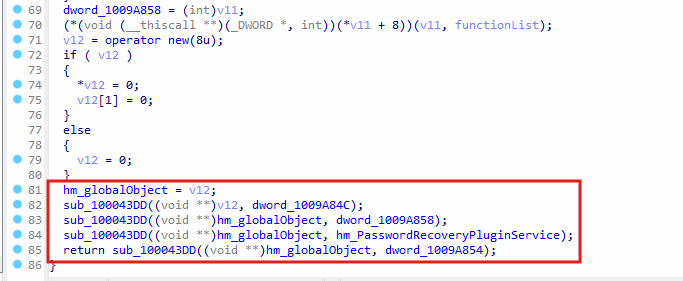 Storing service objects in `hm_globalObject`