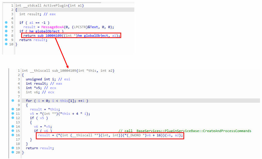 ActivePlugin function