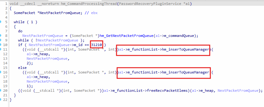 `hm_CommandProcessThread` function