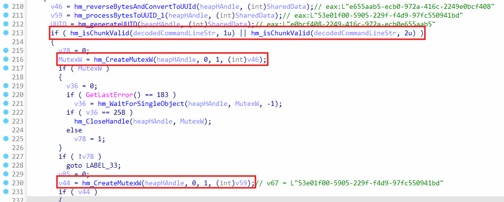 UUIDs used for mutex name