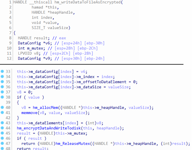 Code to update `index.dat` file