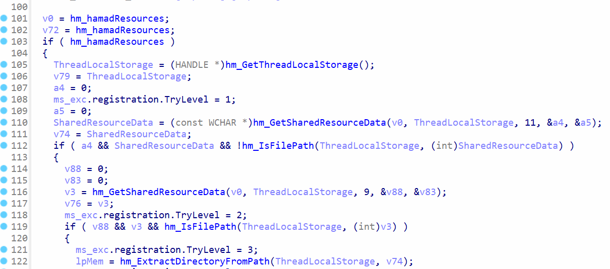Accessing data blocks