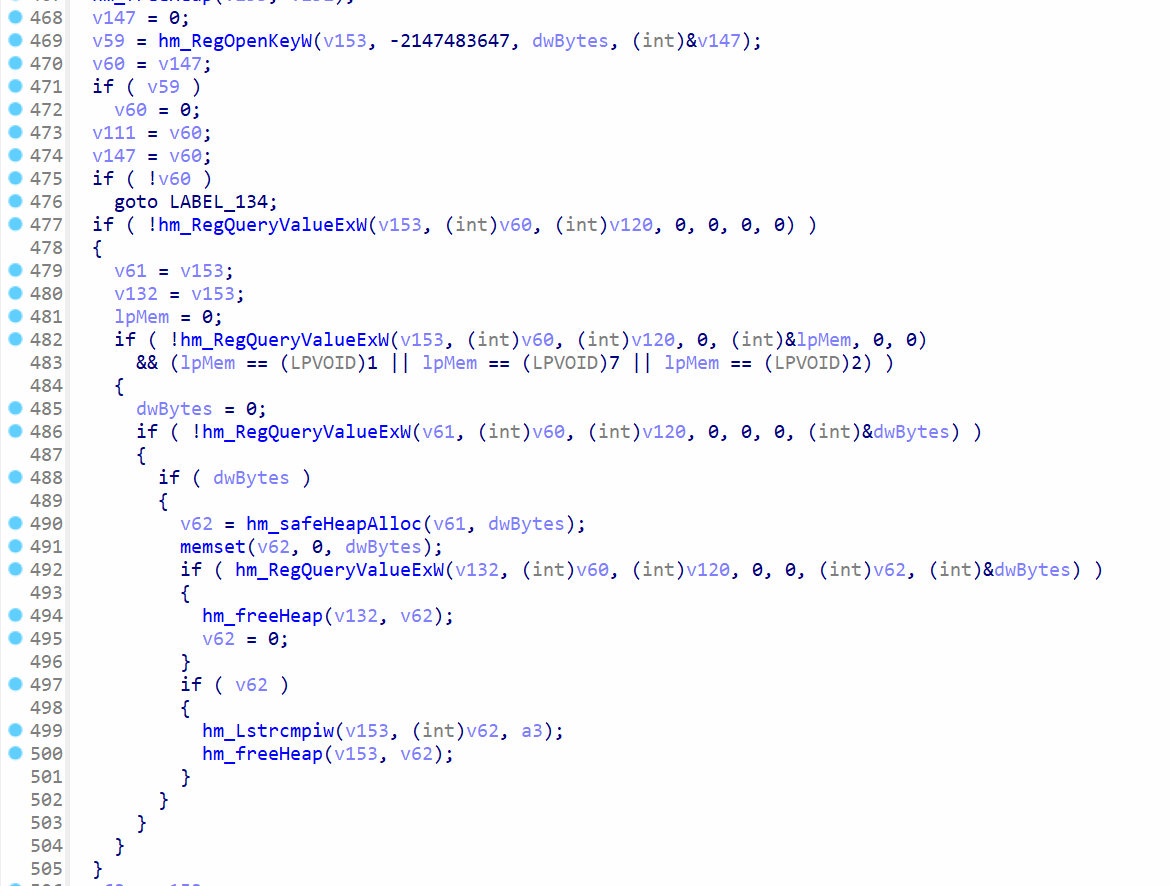 Checking for registry key