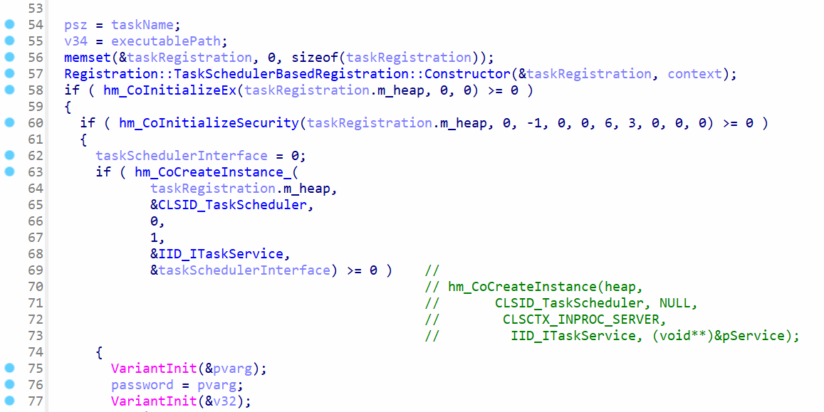 Initialization of COM objects