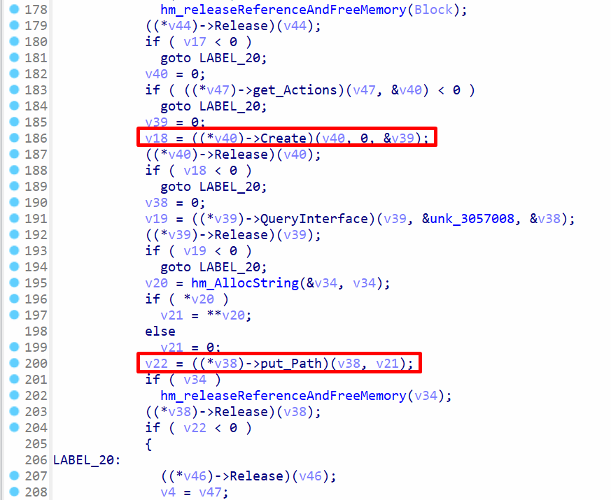 Creating task action for logon task