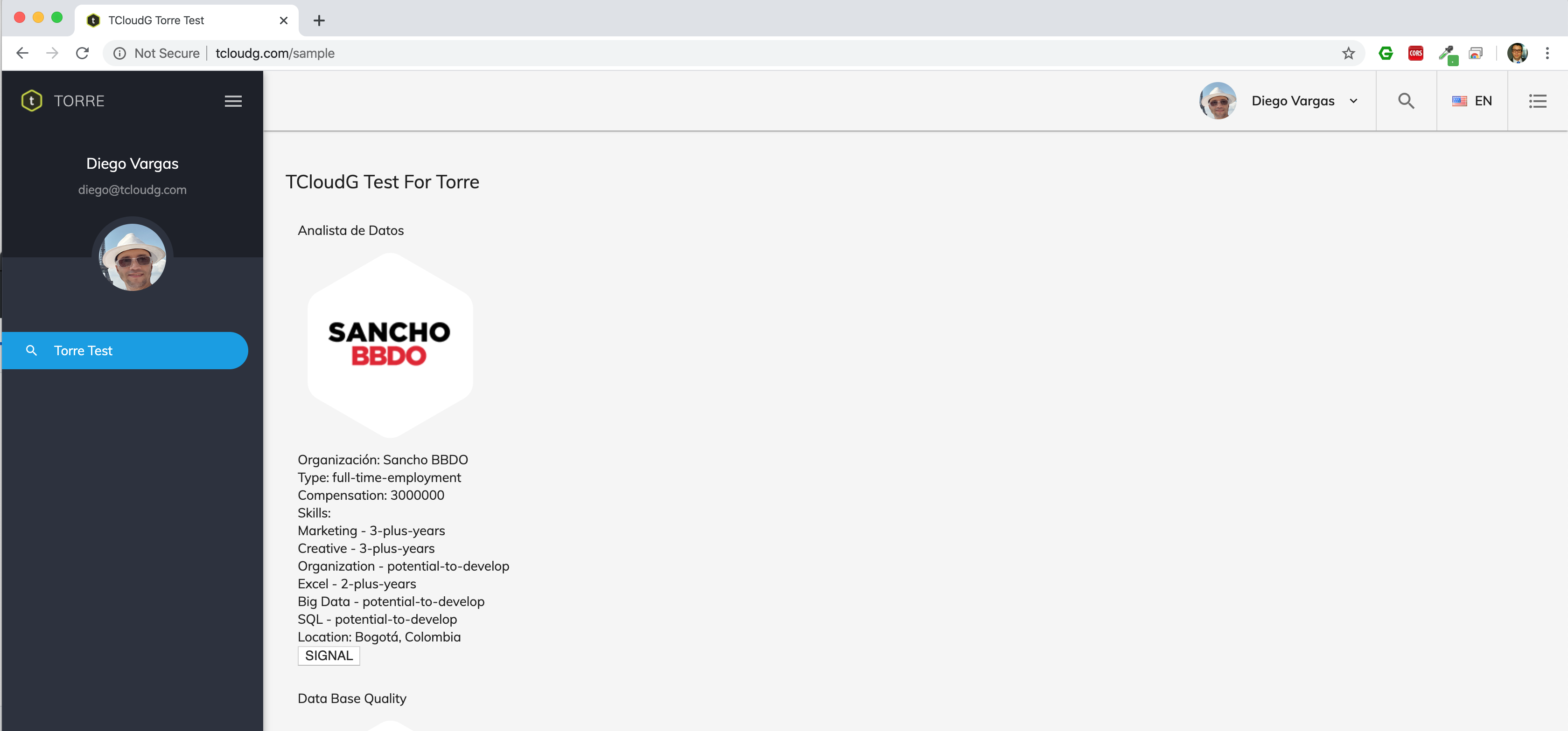 GitHub - darmandovargas/torre: TCloudG Test for Torre