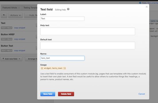 Hubspot Component Variables